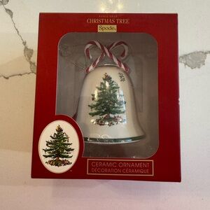 Brand New Christmas Spode Candy Cane Bell